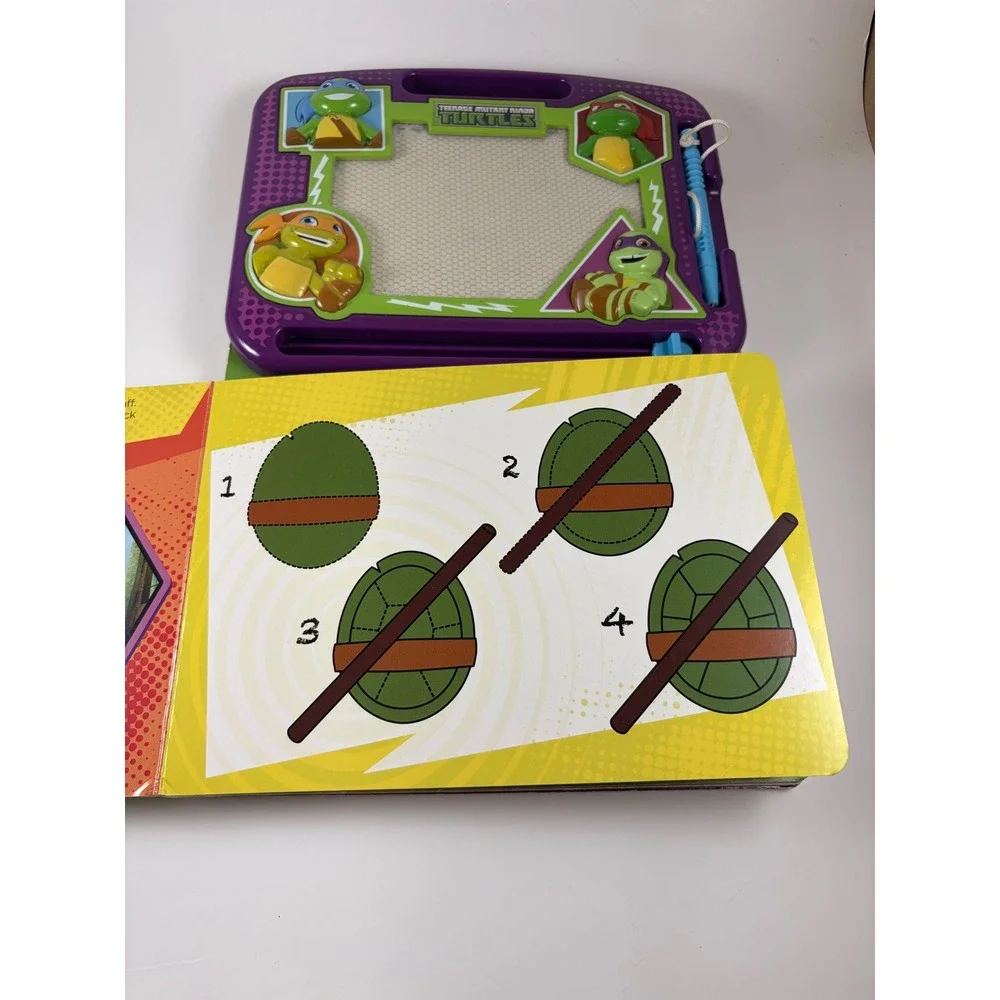 Teenage Mutant Ninja Turtles Half-Shell Heroes Magnetic Drawing Learning Book
